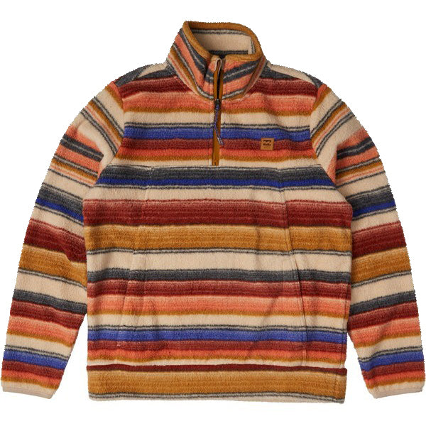 Dwr Coating Billabong Boundary Mock Neck Polar Fleece BILLABONG