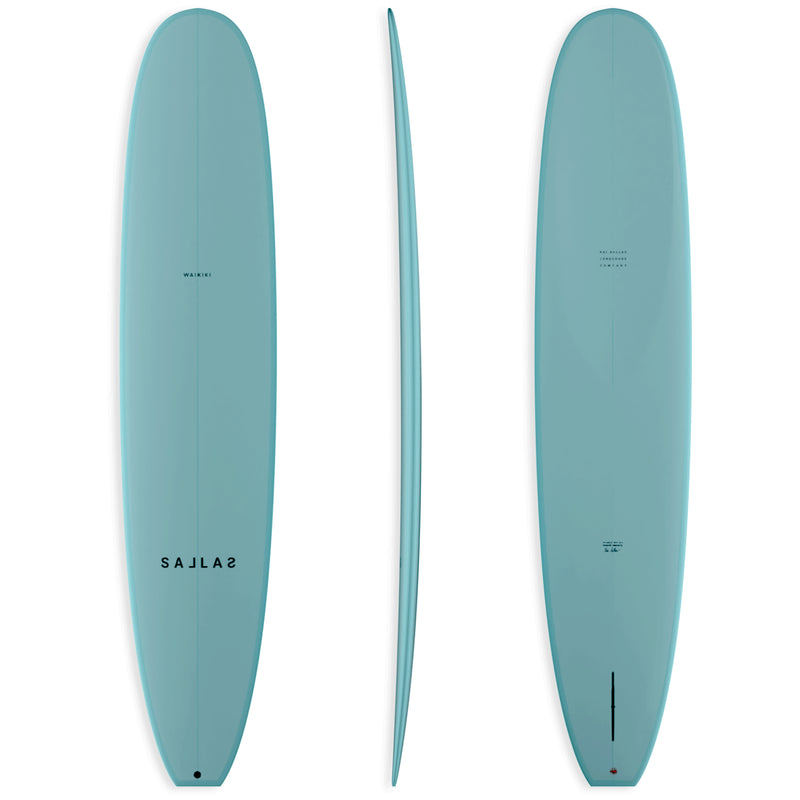 Load image into Gallery viewer, Kai Sallas Waikiki Thunderbolt Silver Surfboard