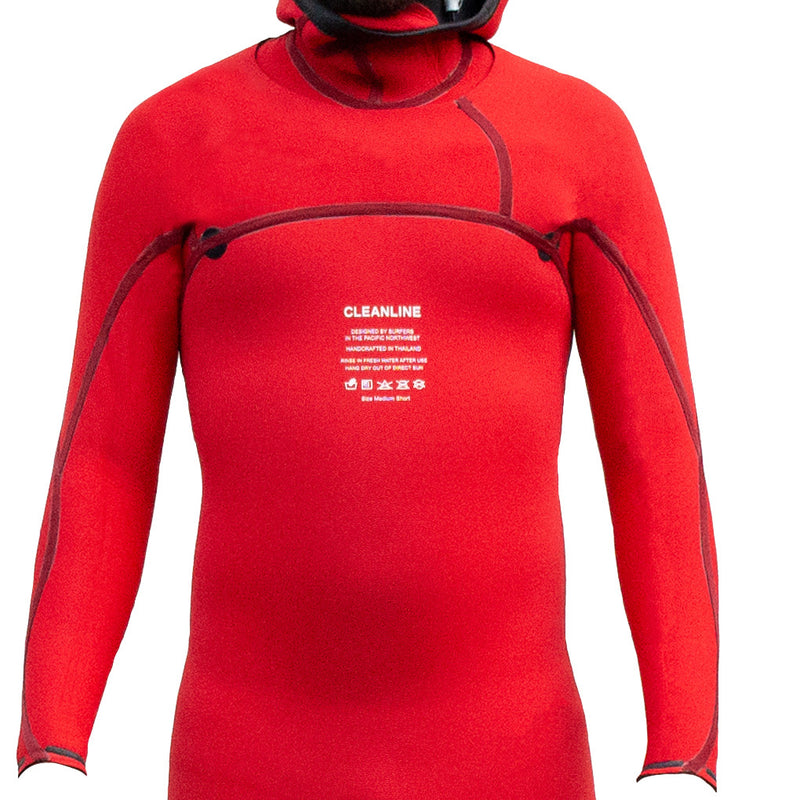 Load image into Gallery viewer, Cleanline 5/3 Hooded Chest-Zip Wetsuit - 2021