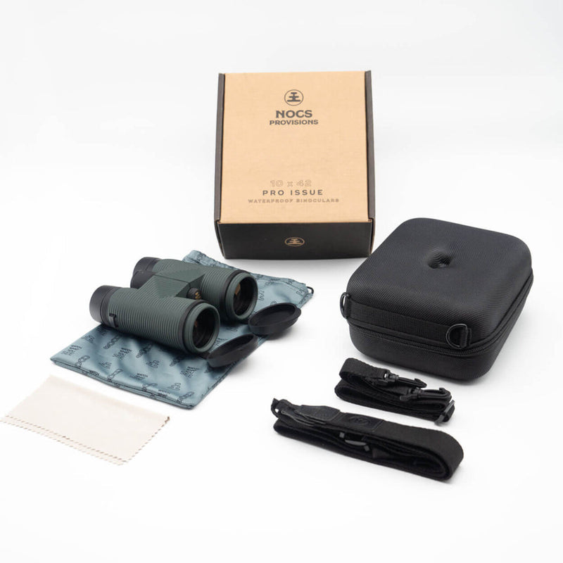 Load image into Gallery viewer, Nocs Provisions Pro Issue 8×42 Waterproof Binoculars - Alpine Green 8