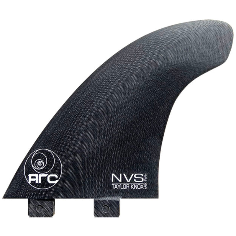 Load image into Gallery viewer, NVS Taylor Knox Apex Series FCS Compatible Twin + 1 Fin Set - Black
