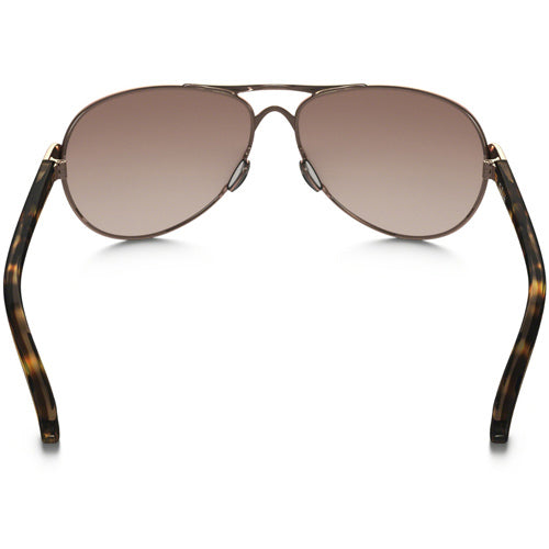 Load image into Gallery viewer, Oakley Women's Feedback Sunglasses - Rose Gold/VR50 Brown Gradient