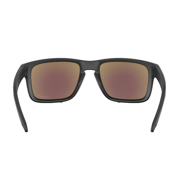 Load image into Gallery viewer, Oakley Holbrook Polarized Sunglasses - Matte Black/Prizm Sapphire