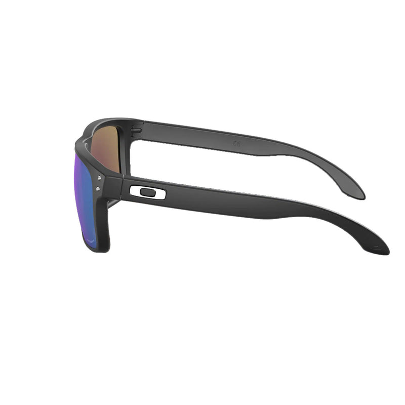 Load image into Gallery viewer, Oakley Holbrook Polarized Sunglasses - Matte Black/Prizm Sapphire