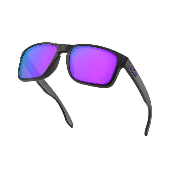 Load image into Gallery viewer, Oakley Holbrook Sunglasses - Matte Black/Prizm Violet