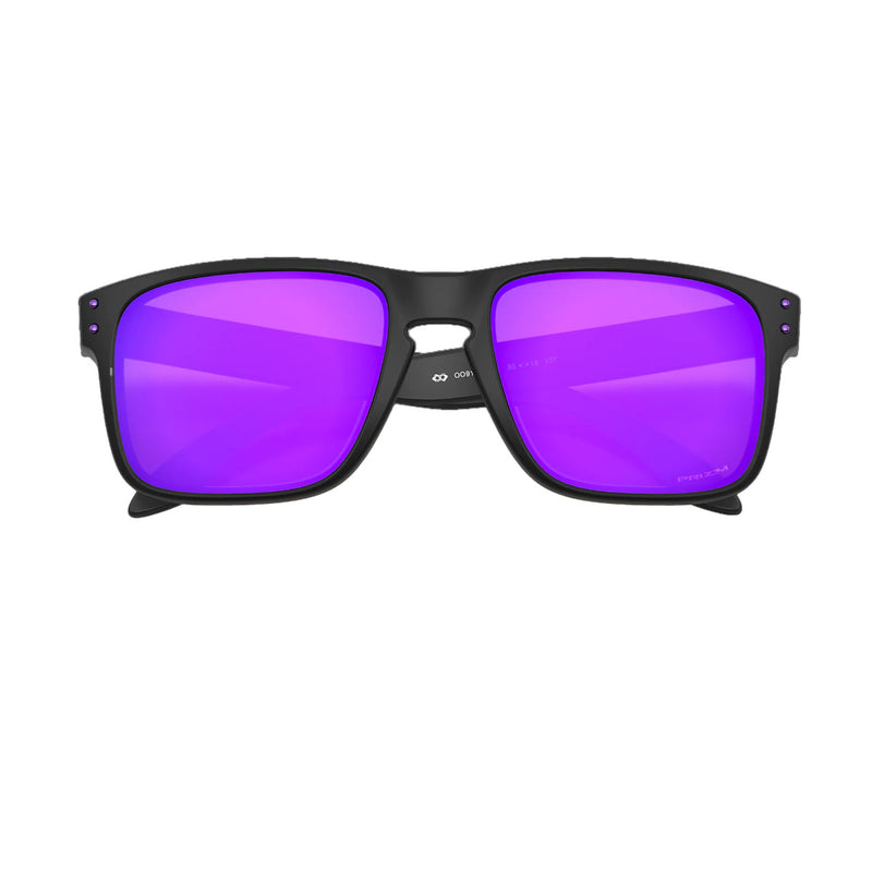 Load image into Gallery viewer, Oakley Holbrook Sunglasses - Matte Black/Prizm Violet