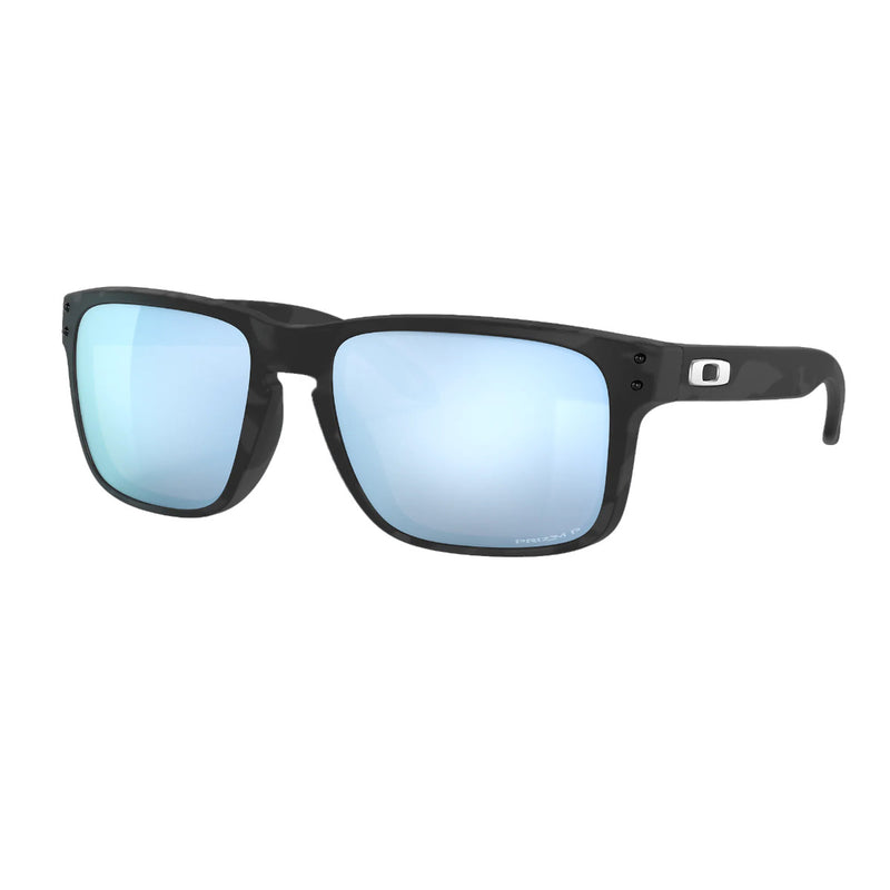 Load image into Gallery viewer, Oakley Holbrook Polarized Sunglasses - Matte Black Camo/Prizm Deep Water