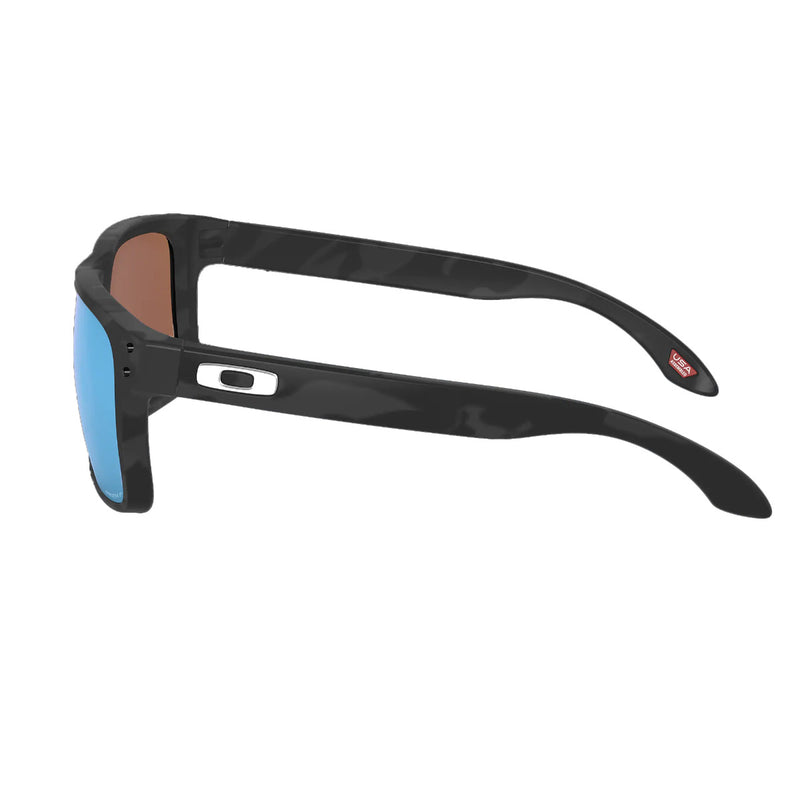 Load image into Gallery viewer, Oakley Holbrook Polarized Sunglasses - Matte Black Camo/Prizm Deep Water