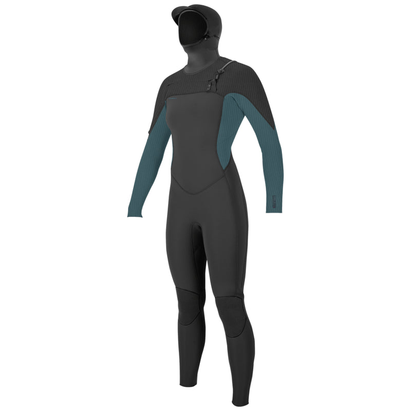 Load image into Gallery viewer, O&#39;Neill Women&#39;s Hyperfreak 5.5/4+ Hooded Chest Zip Wetsuit
