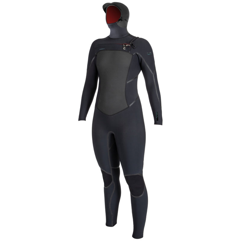Load image into Gallery viewer, O'Neill Women's Psycho Tech 5.5/4+ Hooded Chest-Zip Wetsuit
