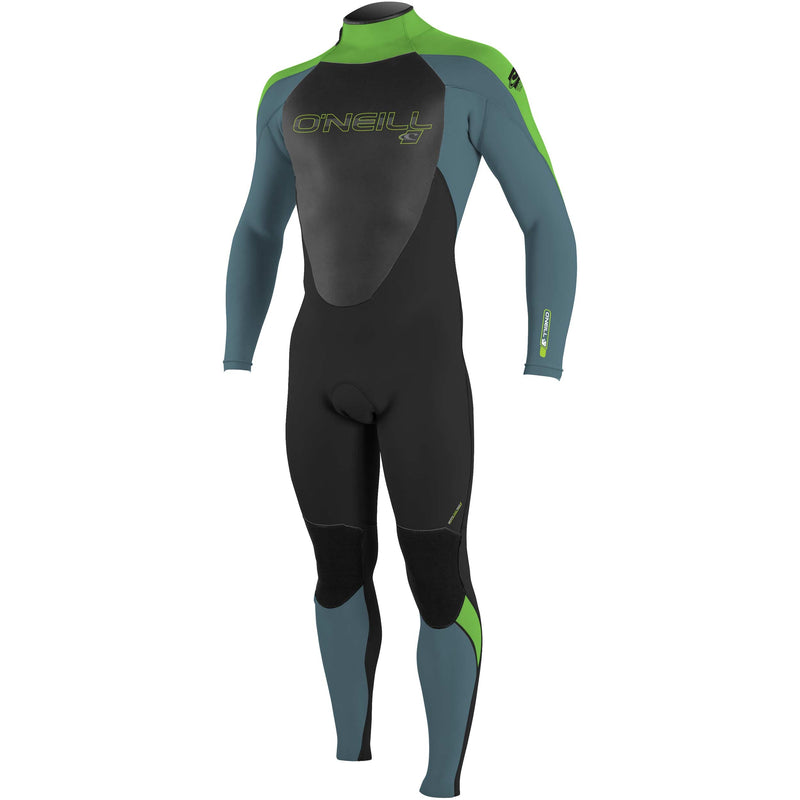 Load image into Gallery viewer, O&#39;Neill Youth Epic 4/3 Wetsuit - Black/Dusty Blue/DayGlo
