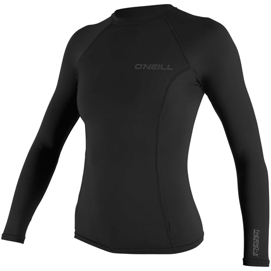 O'Neill Wetsuits Women's Thermo-X Long Sleeve Crew - Black 