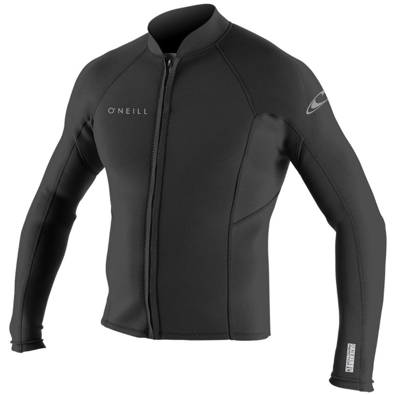 Load image into Gallery viewer, O&#39;Neill Wetsuits Reactor II 1.5mm Chest Zip Long Sleeve Jacket - Black
