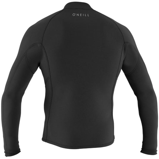 O'Neill Wetsuits Reactor II 1.5mm Chest Zip Long Sleeve Jacket - Black