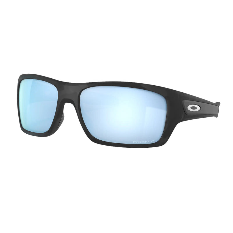 Load image into Gallery viewer, Oakley Turbine Polarized Sunglasses - Matte Black Camo/Prizm Deep Water