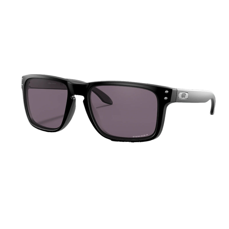 Load image into Gallery viewer, Oakley Holbrook XL Polarized Sunglasses - Matte Black/Prizm Black