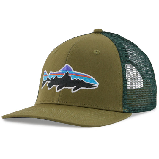 Patagonia Fitz Roy Trout Trucker Hat - Earthworm Brown