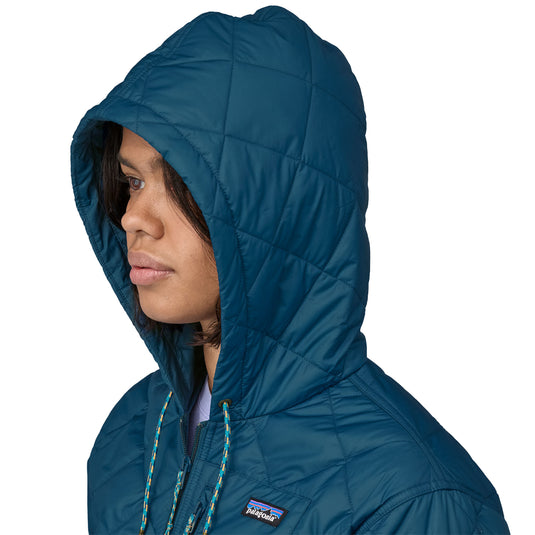 Patagonia Women's Diamond Quilted Bomber Hooded Zip Jacket