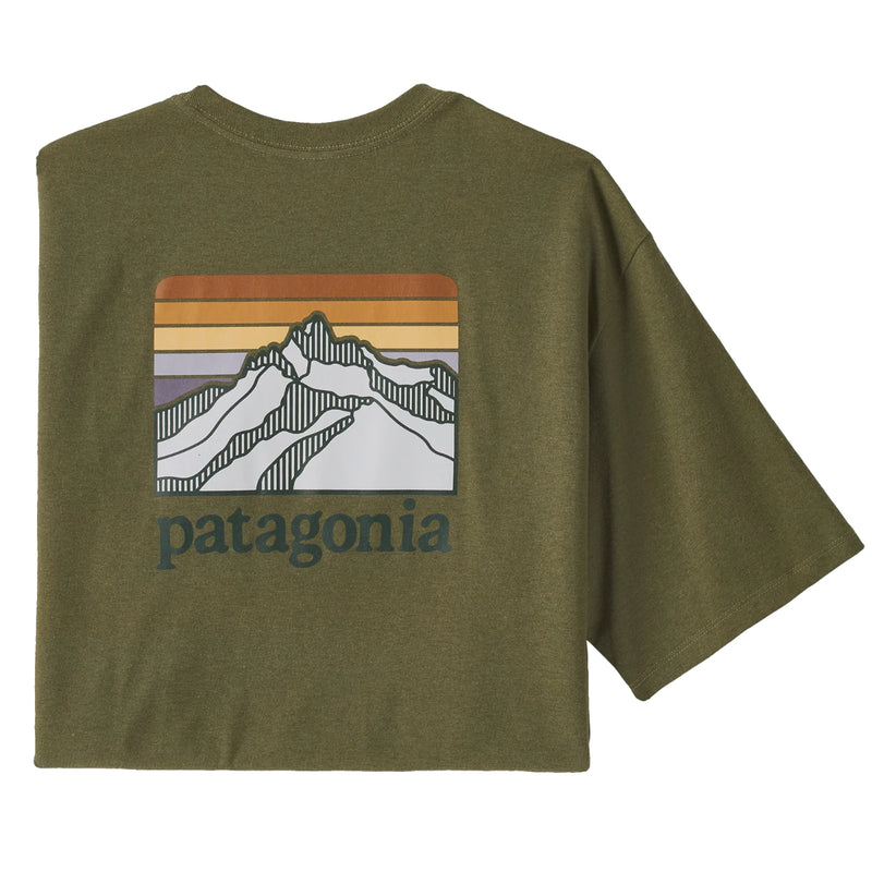 Load image into Gallery viewer, Patagonia Line Logo Ridge Pocket Responsibili-Tee T-Shirt
