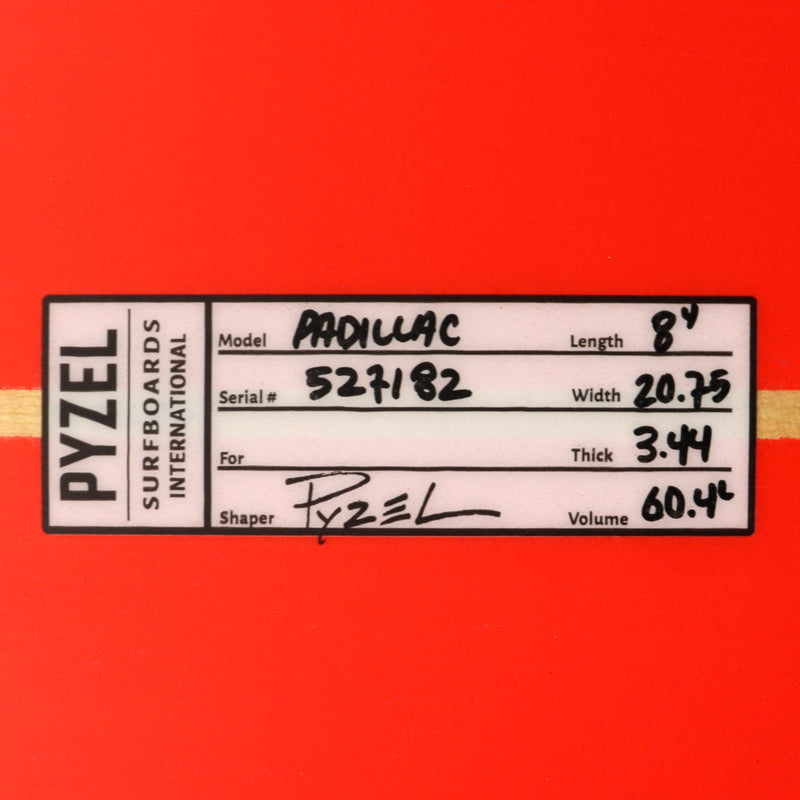 Load image into Gallery viewer, Pyzel Padillac 8'4 x 20 ¾ x 3 7/16 Surfboard