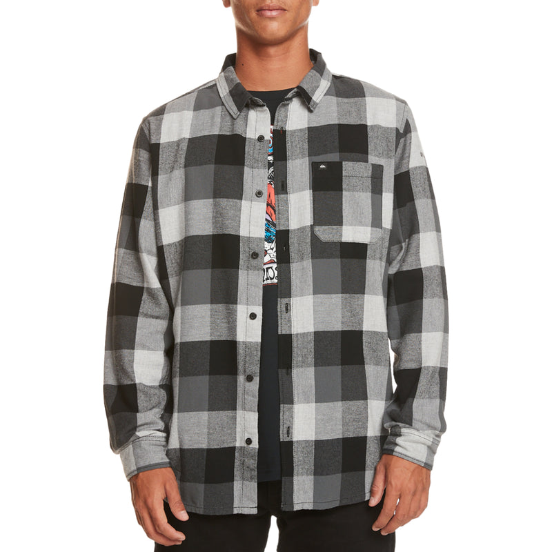 Load image into Gallery viewer, Quiksilver Motherfly Long Sleeve Button-Down Flannel Shirt
