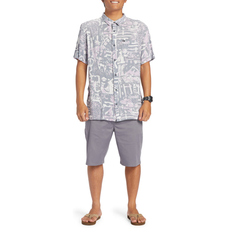 Load image into Gallery viewer, Quiksilver Nu Vintage Short Sleeve Button Up Shirt
