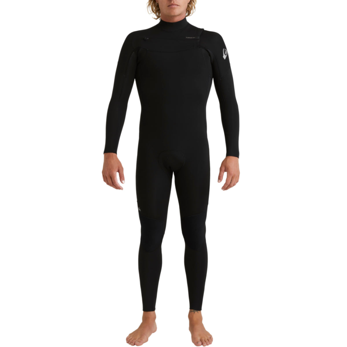 Men's Quiksilver Everyday Sessions Chest Zip 3/2MM Wetsuit Black