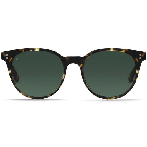 Load image into Gallery viewer, RAEN Women&#39;s Norie Sunglasses - Brindle Tortoise/Green
