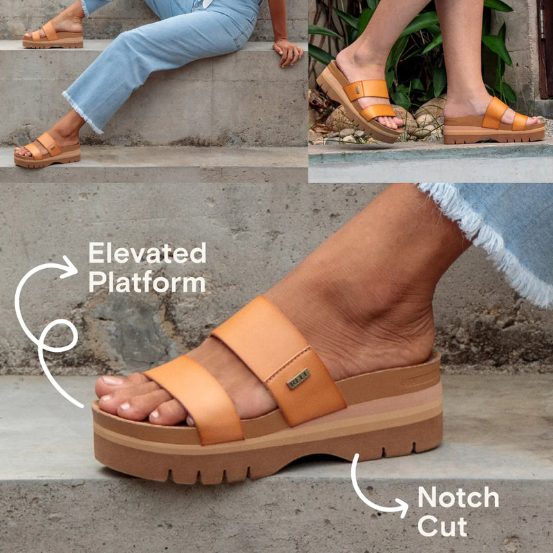 Load image into Gallery viewer, REEF Women's Cushion Vista Higher Platform Sandals