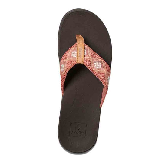 Reef Women's Ortho Bounce Woven Sandals - Dusty Coral