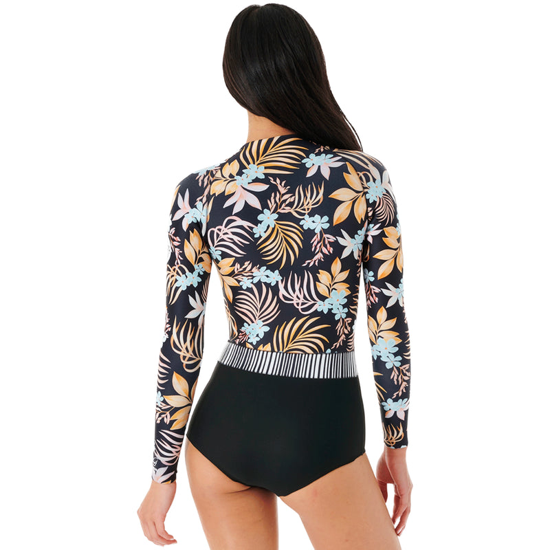 Load image into Gallery viewer, Rip Curl Women&#39;s Playa Bella G-Bomb Long Sleeve High Cut Front Zip Spring Wetsuit
