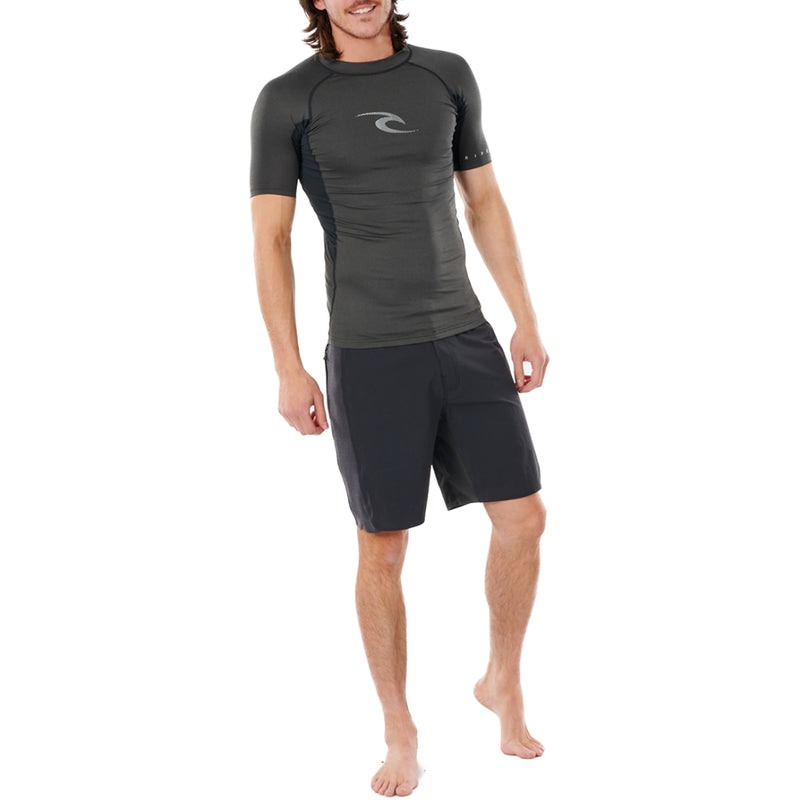 Load image into Gallery viewer, Rip Curl Waves Short Sleeve Rash Guard