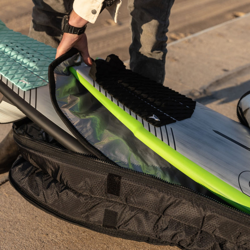 Load image into Gallery viewer, Roam Fish Tech Double Slim Plus Travel Surfboard Bag