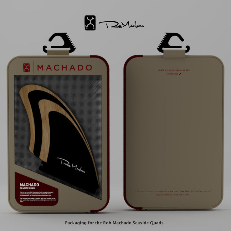 Load image into Gallery viewer, Rob Machado Seaside Futures Compatible Quad Fin Set
