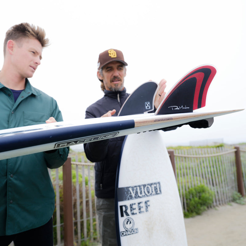 Load image into Gallery viewer, Firewire Machado Keel Futures Compatible Twin Fin Set