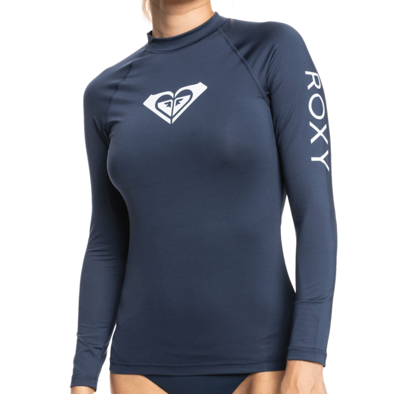 Load image into Gallery viewer, Roxy Women&#39;s Whole Hearted Long Sleeve Rash Guard
