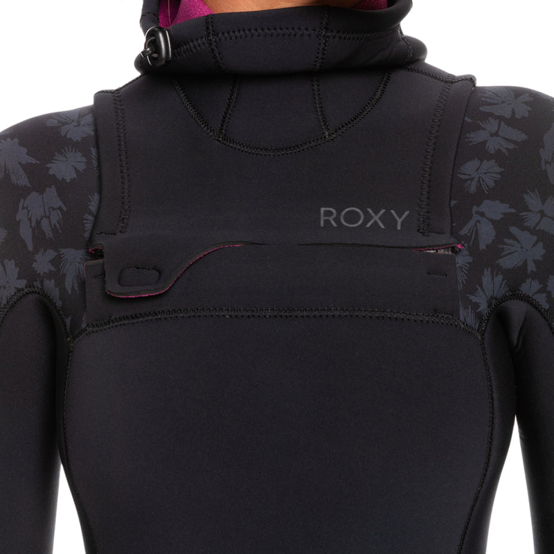 Load image into Gallery viewer, Roxy Women&#39;s Swell Series 5/4/3 Hooded Chest Zip Wetsuit
