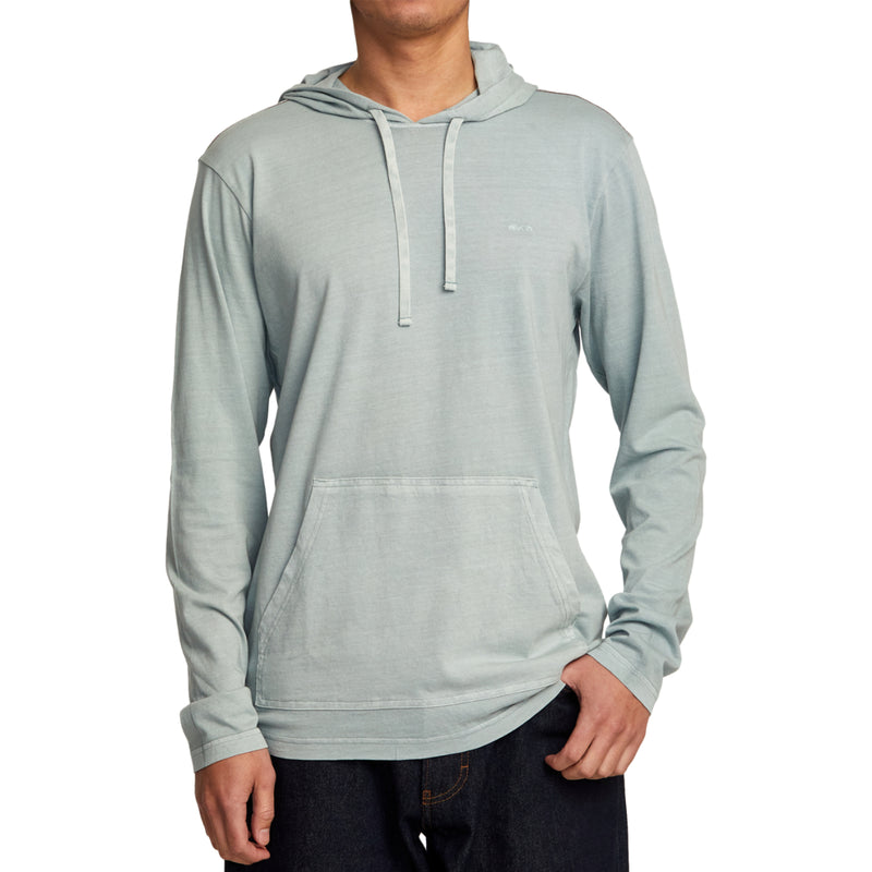 Load image into Gallery viewer, RVCA PTC Pigment Long Sleeve Hooded Pullover T-Shirt
