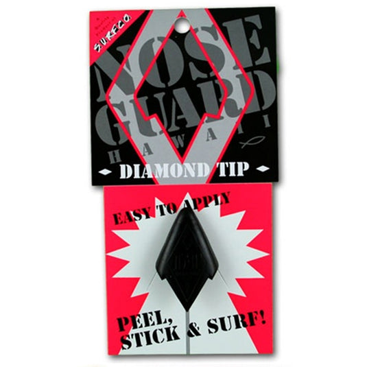Surfco Hawaii Diamond Tip Shortboard Nose Guard - Black