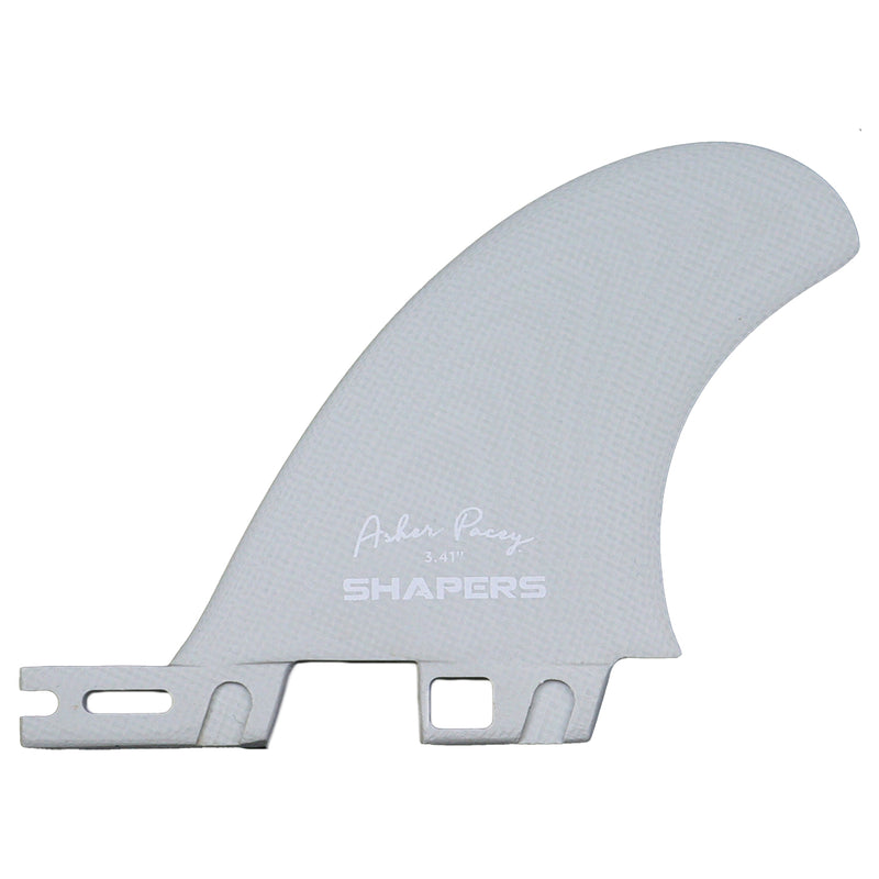 Load image into Gallery viewer, Shapers Asher Pacey FCS II Compatible Twin + 1 Fin Set - 5.55"
