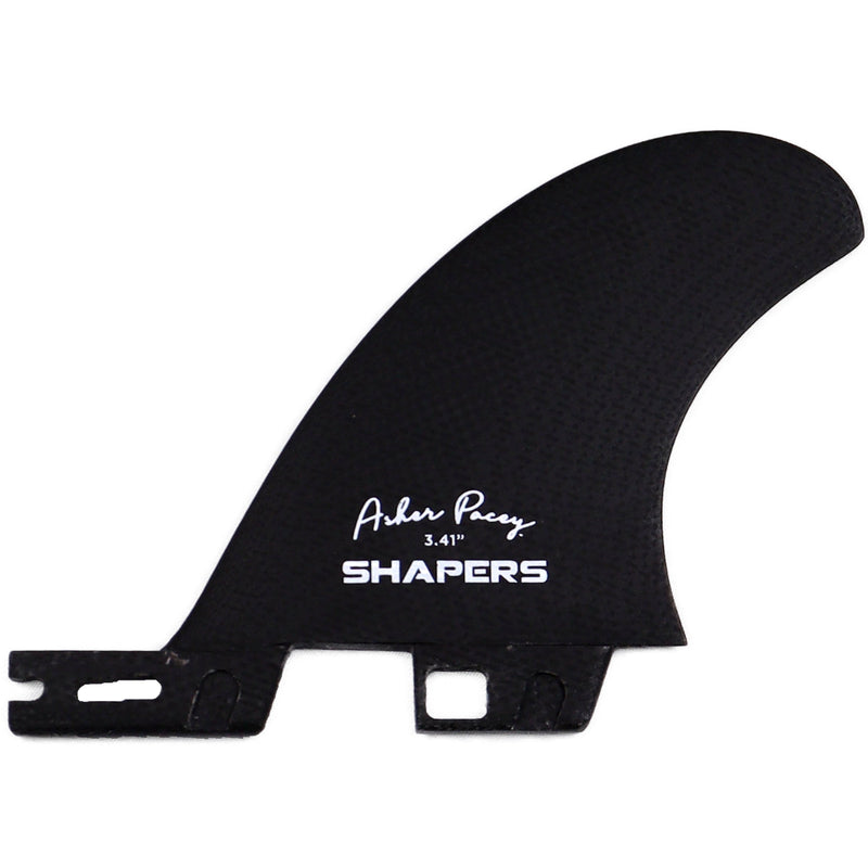 Load image into Gallery viewer, Shapers Asher Pacey FCS II Compatible Twin + 1 Fin Set - 5.59"