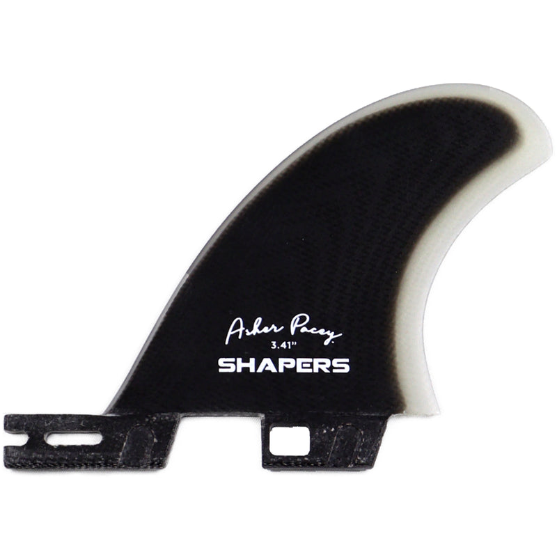 Load image into Gallery viewer, Shapers Asher Pacey FCS II Compatible Twin + 1 Fin Set - 5.79"