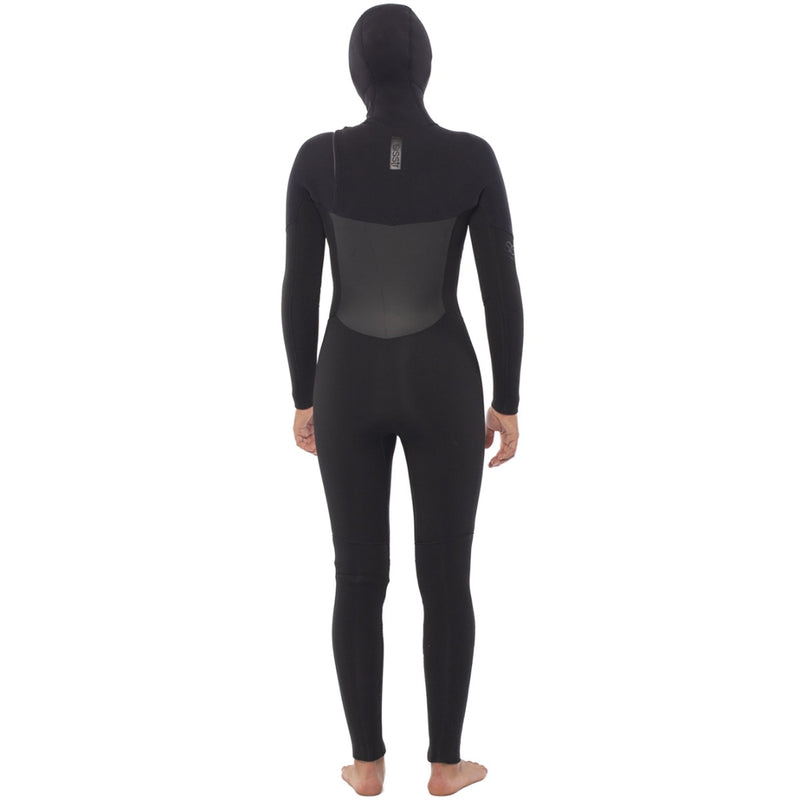Load image into Gallery viewer, Sisstrevolution Women's 7 Seas 5/4 Hooded Chest-Zip Wetsuit