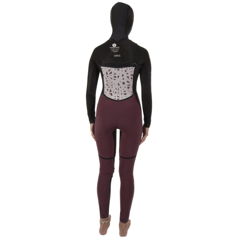 Load image into Gallery viewer, Sisstrevolution Women's 7 Seas 5/4 Hooded Chest-Zip Wetsuit