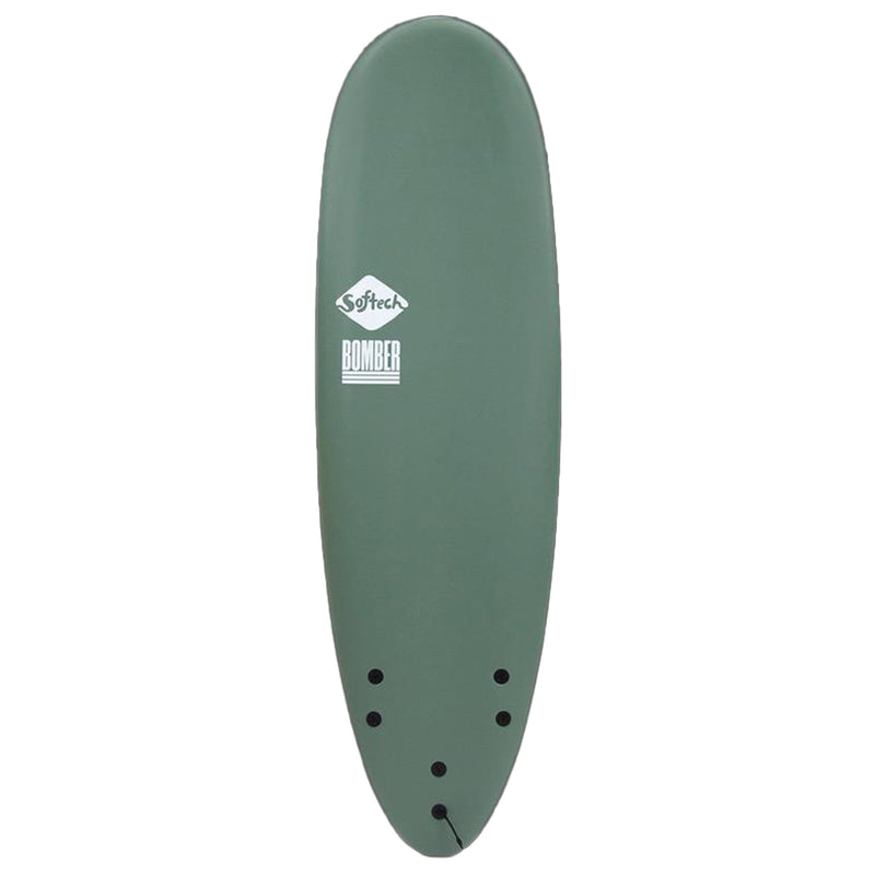 Load image into Gallery viewer, Softech Bomber 6'10 x 21 ½ x 3 Soft Surfboard - Smoke Green/White