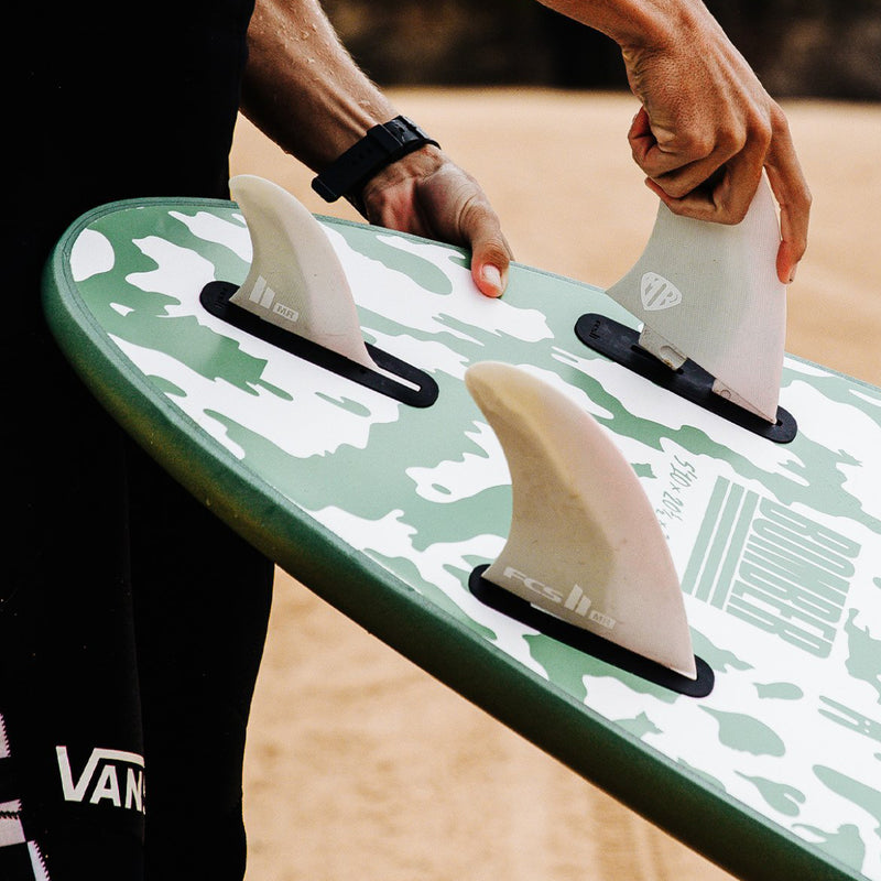 Load image into Gallery viewer, Softech Bomber 6'4 x 21 x 3 Soft Surfboard - Smoke Green/White