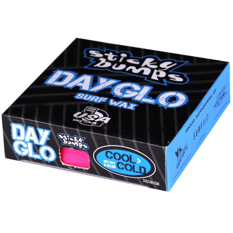 Load image into Gallery viewer, Sticky Bumps Day Glo Cool/Cold Surf Wax