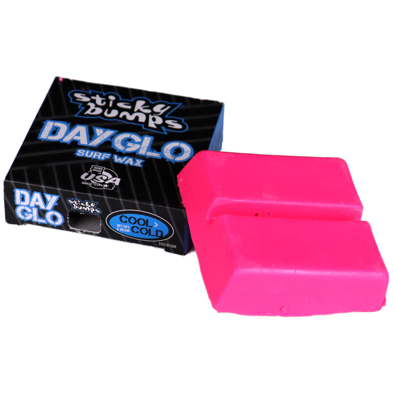 Load image into Gallery viewer, Sticky Bumps Day Glo Cool/Cold Surf Wax