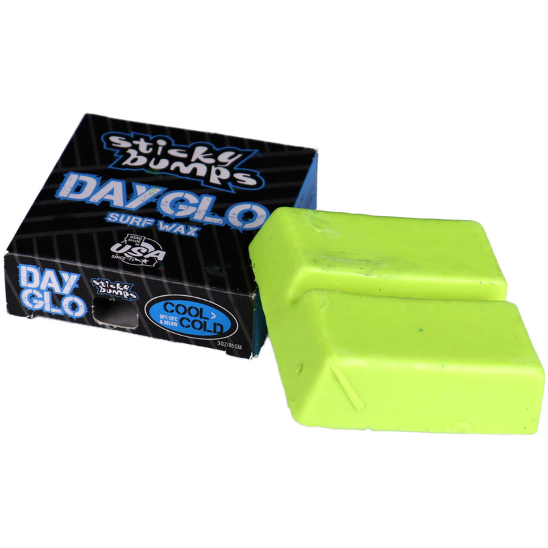 Load image into Gallery viewer, Sticky Bumps Day Glo Cool/Cold Surf Wax