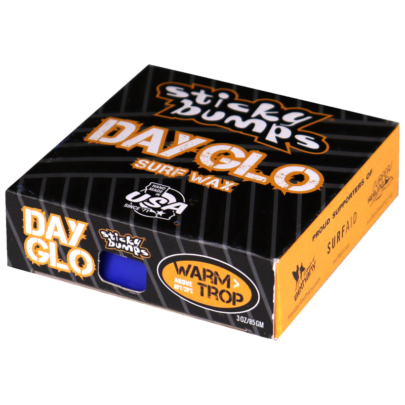 Load image into Gallery viewer, Sticky Bumps Day-Glo Warm/Tropical Surf Wax